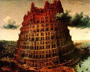 BRUEGEL, Pieter the Elder The Little Tower of Babel USA oil painting artist